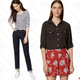 Essential Skinny Ankle Pants, $50 | Curvy Straight Leg Jeans, $50 | Willow Pleated Shorts, $30 | Mixed Media Jumpsuit, $45